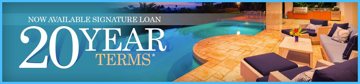 above ground pool financing with poor credit