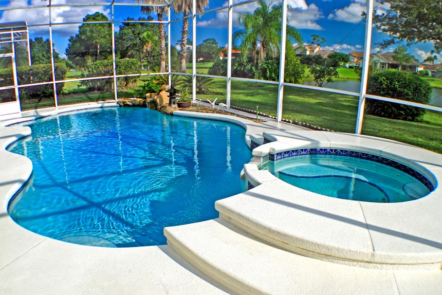 Cost to build a pool florida Builders Villa