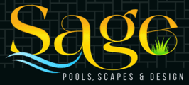 Sage Pools Scapes & Design Logo