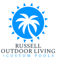 Russell Outdoor Living + Custom Pools Logo