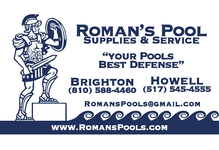 Roman's Pool Supplies & Service Logo